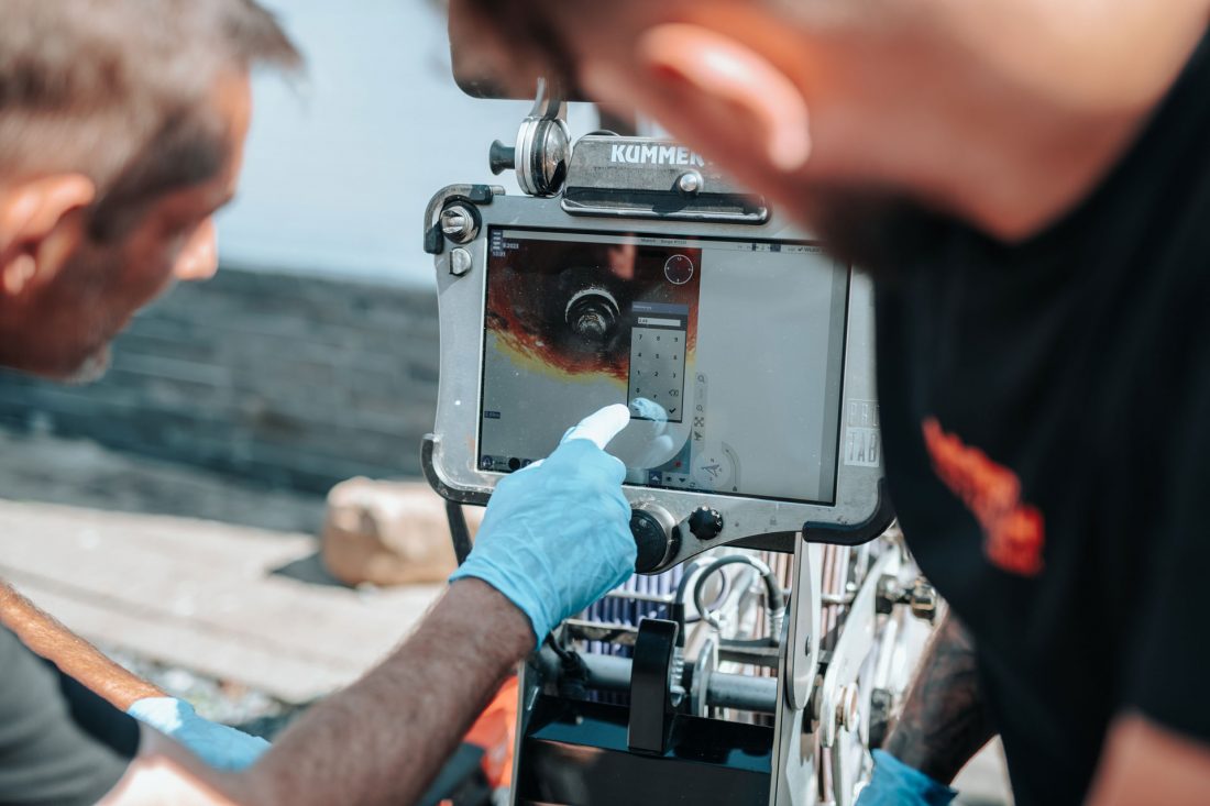 Team Moersch bei Kanal-TV-Inspektion in Mönchengladbach