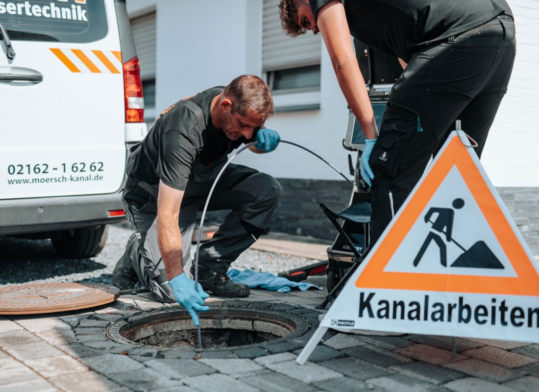 Kanalarbeiten mit Kamerainspektion in Mönchengladbach