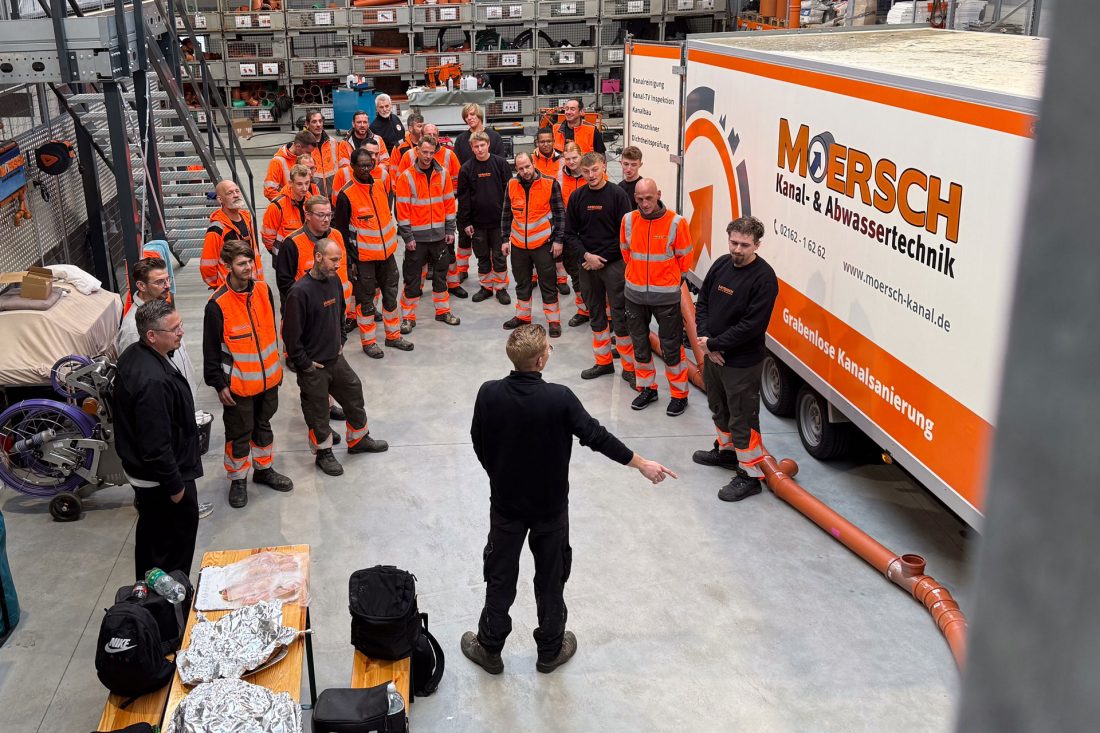 Moersch Team in Halle bei Kanaltechnik Weiterbildung in Viersen